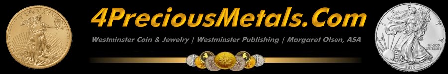 4 precious metals - Coins, Jewelry, Appraisals